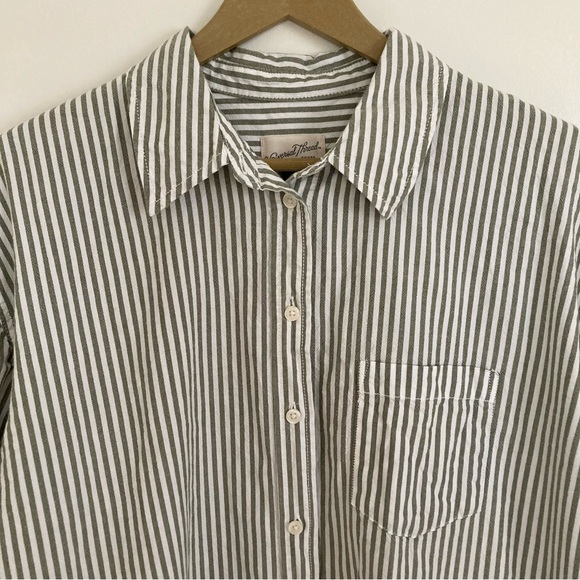 Universal Thread striped button up shirt dress - Picture 2 of 6
